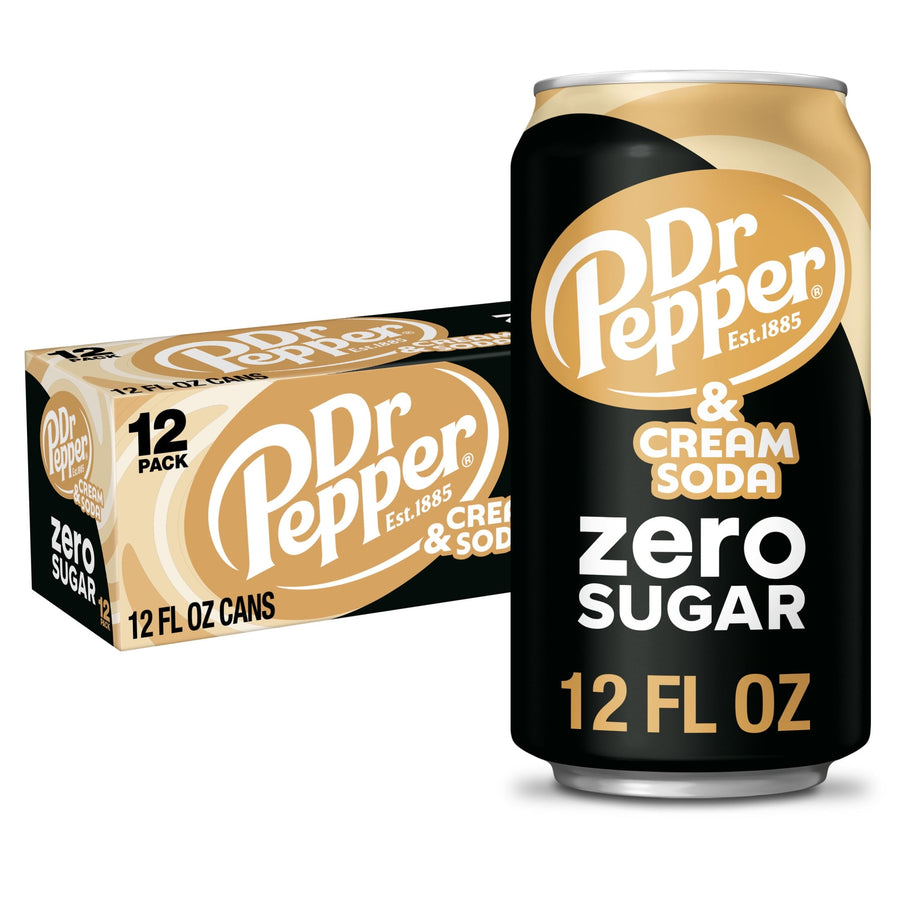 Dr Pepper & Cream Soda Zero Sugar N3