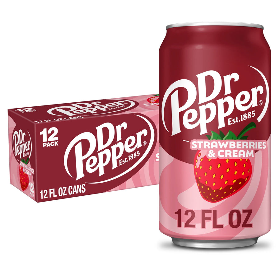 Dr Pepper Strawberries & Cream Soda Y5